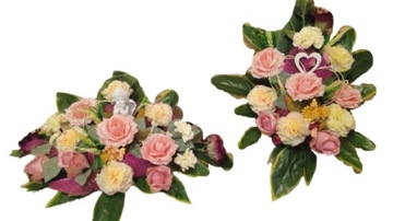 Цветы на ДЕНЬ МАТЕРИ, БАБУШКА ПАПА, НАБОР головной убор