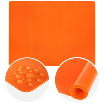 ORION Silikonowa Stolnica 60x50 pomarańczowa