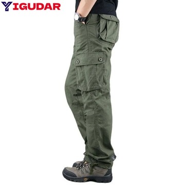 Handsome men's pants overalls cargo pants men loos