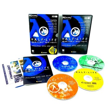 HALF LIFE 1 I GENERATION + 3 DODATKI PC PL