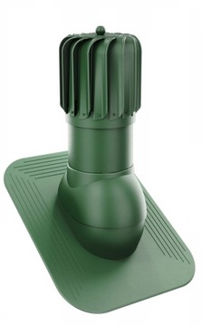 KOMINEK OBROTOWY TURBO POD PAPĘ GONT ZIELONY 6020