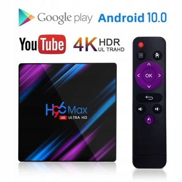 ТВ ПРИСТАВКА H96 MAX 4/32 ГБ ANDROID 10 SMART