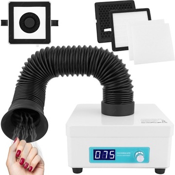 POCHŁANIACZ DYMU PYŁU ZAPACHÓW OPARÓW SKUTECZNY JH300 + 4X FILTR 99,97%