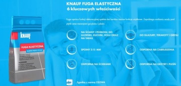 КНАУФ белая эластичная затирка, 1,5 кг, балкон, терраса, пол с подогревом