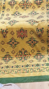 SECESYJNY-KILIM-AKSAMIT TŁOCZONY