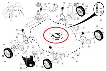 Husqvarna Bower Belt LC356V LC153S Партнер P53-625D Оригинал