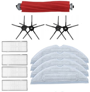 ZESTAW FILTRY SZCZOTKI MOPY DO ROBOROCK S7/ S7 MAXv /S7 MAX ULTRA