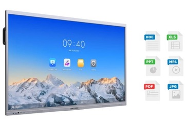 ИНТЕРАКТИВНЫЙ МОНИТОР HIKVISION DS-D5C86RB/B 86 ДЮЙМОВ НДС 0% КАМЕРА 4K ANDROID 13