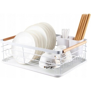 ПОДСТАВКА ДЛЯ СУШИЛКИ ПОСУДЫ, БОЛЬШАЯ, БЕЛАЯ, XXL