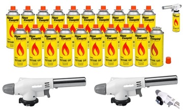 PALNIK GAZOWY NA GAZ FLAME GUN 2szt 20 KARTUSZY