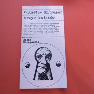Krzyk kwiatów Bogusław Kitzmann