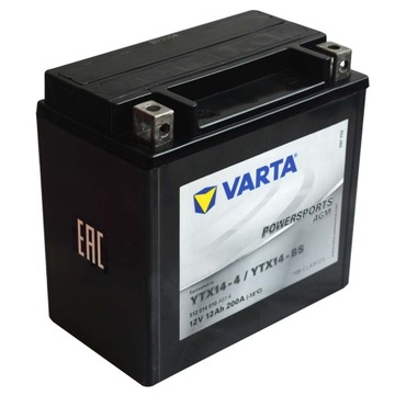 VARTA YTX14-BS YTX14-4 12V 12AH 200A URUCHOMIONY!