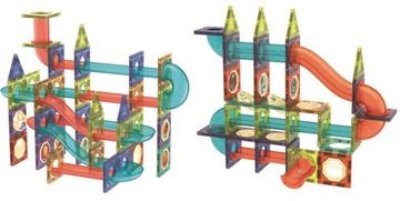 МАГНИТНЫЕ КОНСТРУКЦИОННЫЕ БЛОКИ СВЕТЯЩАЯСЯ ДОРОЖКА 75 шт.