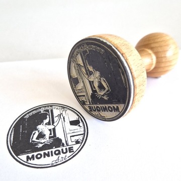 Подарок на день рождения штамп EX LIBRIS Ваше ФОТО 50