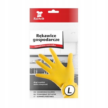 Rękawice gospodarcze L KUCHCIK - 1 para.