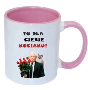KUBEK PREZES PIS TO DLA CIEBIE KOCIAKU ŚMIESZNY