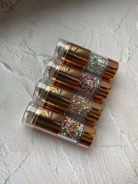 Двух -прозрачная силиконовая марка с галькой + 2 царапины карты