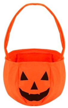 TOREBKA MINI KOSZYK WOREK NA CUKIERKI HALLOWEEN
