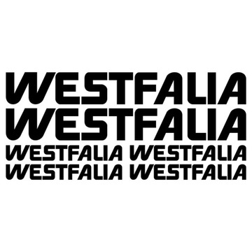 westfalia Zestaw Naklejek Kamper Kemping