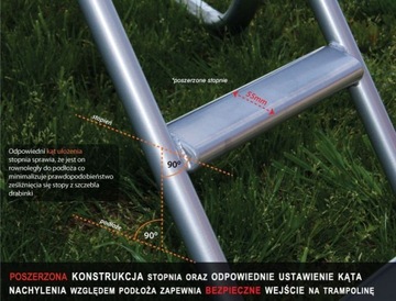 БАТУТНАЯ ЛЕСТНИЦА 350–500 СМ (12–16 ФУТОВ)