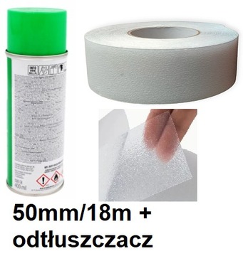 TAŚMA ANTYPOŚLIZGOWA wodoodporna 18m bezbarwna JACHT BASEN ODTŁUSZCZACZ