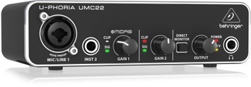 USB-аудиоинтерфейс Behringer U-PHORIA UMC22