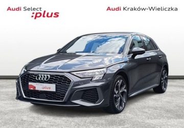 Audi A3 8Y Sportback 1.5 35 TFSI 150KM 2024 Audi A3 Sportback Gwarancja 2028 Salon PL S-Line Virtual Keyless Fotele sp