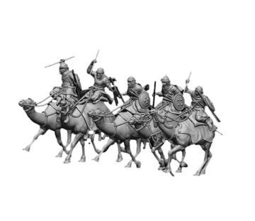 North African Berber Camelry with Javelins