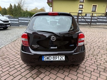 Nissan Micra IV Hatchback 5d 1.2 80KM 2011 Nissan Micra TYLKO 134tyśkm 1WŁAŚCICIEL 1.2B CLIMATRONIC 2011 ZADBANA Tekna, zdjęcie 38