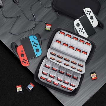 ЧЕХОЛ ДЛЯ ИГРОВОЙ КАРТОЧКИ NINTENDO SWITCH 80 СЛОТОВ ДЛЯ КАРТ