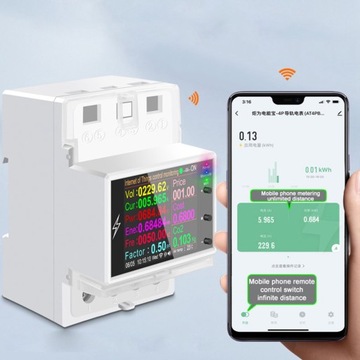 LICZNIK ENERGII ELEKTRYCZNEJ TUYA WIFI APP