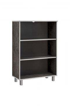 NISKI REGAŁ Tim 80x38x116 cm szary