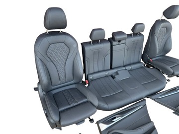 BMW 5 G30 LCI SEDADLA BOKY KŮŽE ČALOUNĚNÍ KOMPLET EVROPA
