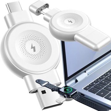 Ładowarka indukcyjna do Apple Watch smartwacha USB USB-C 2,5W beprzewodowa