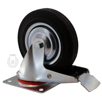 НАБОР ИЗ 4 ШТ. КОЛЕСА fi 160, тележка-полка 42СТГУ160