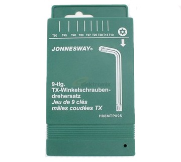 НАБОР КЛЮЧЕЙ JONNESWAY TORX С ОТВЕРСТИЯМИ T10-T50