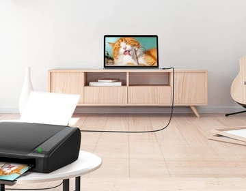 Кабель принтера USB тип C — USB B длиной 2 м 2 метра!