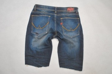 z Modne Spodenki Jeans SuperDry 30 S Skinny z USA!