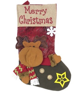 НАБОР 3 РОЖДЕСТВЕНСКИХ НОСКОВ ДЛЯ ПОДАРКОВ 3D XXL