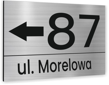 TABLICZKA tablica adresowa NUMER DOMU strzałka