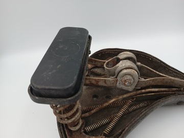 СТАРОЕ КОЖАНОЕ ВЕЛОСИПЕДНОЕ СИДЕНИЕ ОТ PRL