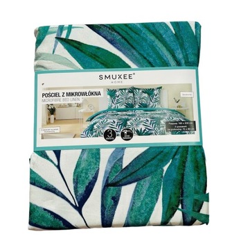 SMUKEE HOME komplet podwójnej pościeli z mikrowłókna 160x200, 2x70x80