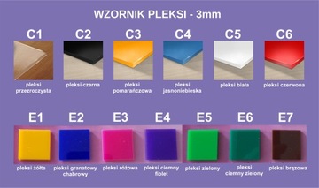 BRELOK breloki do kluczy pleksi plexi 3x5 cm 100