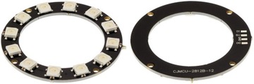 Кольцо RGB 12 светодиодов WS2812B 5050 Кольцо для Arduino