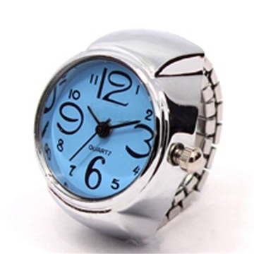 Creative anillos Finger Ring Watch Punk Mini