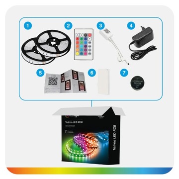 Светодиодная лента 15M RGB 5050 WiFi ПРИЛОЖЕНИЕ ДЛЯ ДИСТАНЦИОННОГО УПРАВЛЕНИЯ TUYA MUSIC TIMER KIT 12V