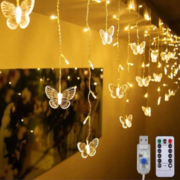 ГИРЛАНДЫ-ЛАМПЫ БАБОЧКА ICISCALE 1,5М 48LED