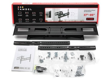 КРЕПЛЕНИЕ ДЛЯ ТВ 37–85 ДЮЙМОВ, поворотное, EXTRA STRONG, крючок для вешалки для телевизора