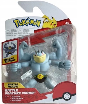 POKEMON BATTLE FEATURE FIGURE ORYGINALNA FIGURKA AKCJI DELUXE MACHAMP