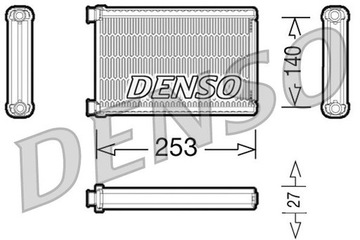 DENSO DRR05005 NÁHRADA TEPLÁ TOPENÍ INTERIÉR